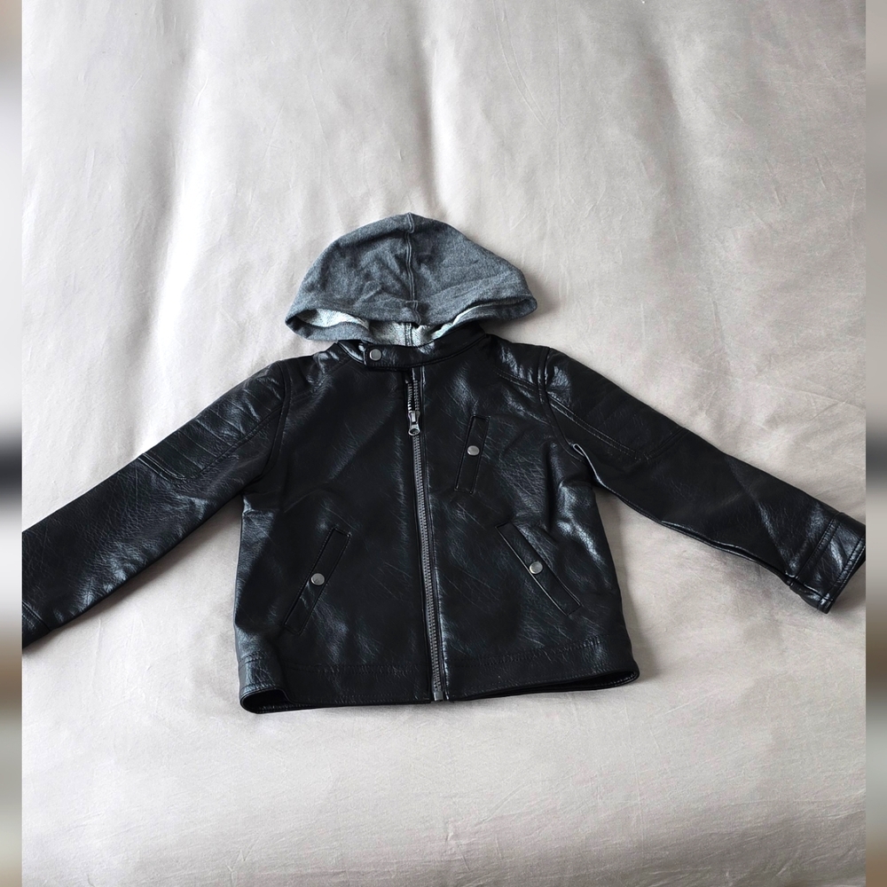Art class boys faux leather jacket